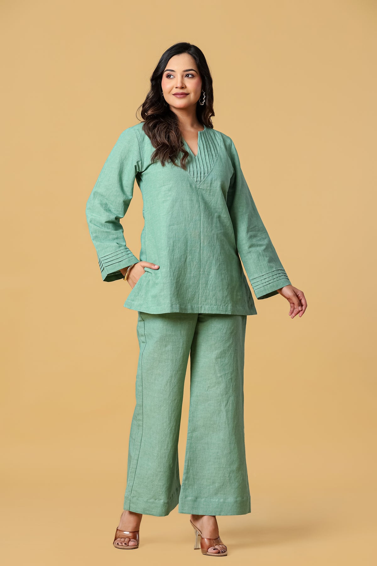 The Mira Pleated Co-ord Set