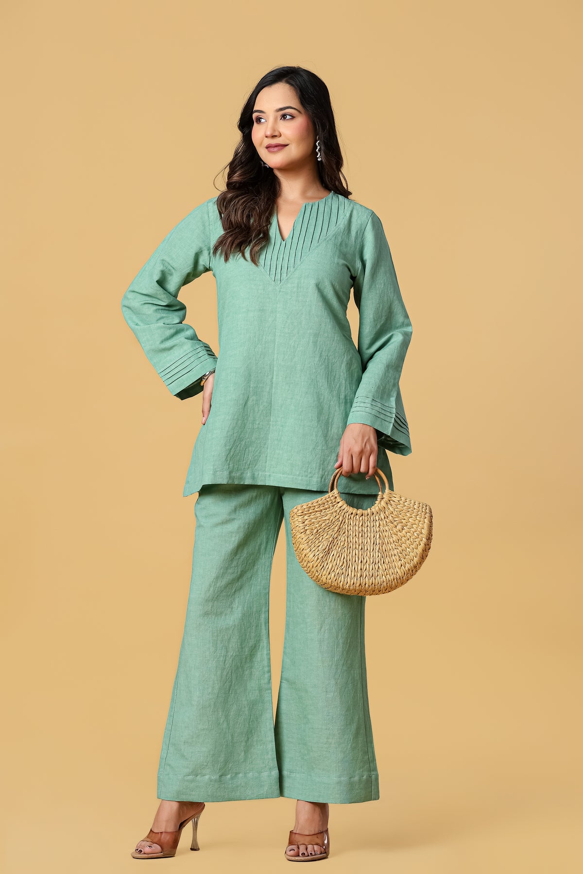 The Mira Pleated Co-ord Set