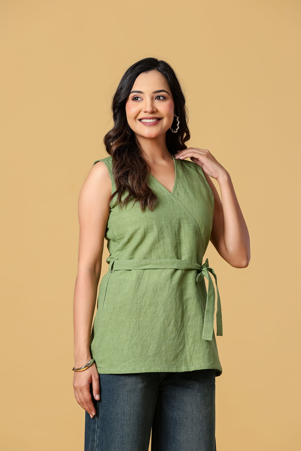 The Naya Wrap Top
