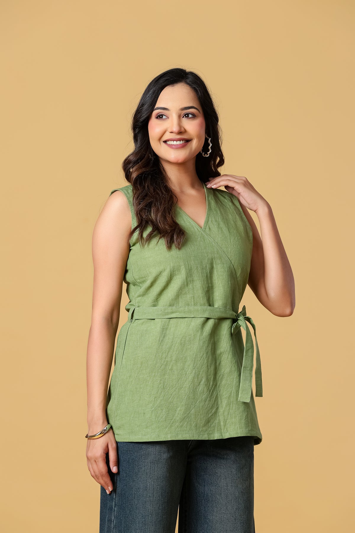 The Naya Wrap Top