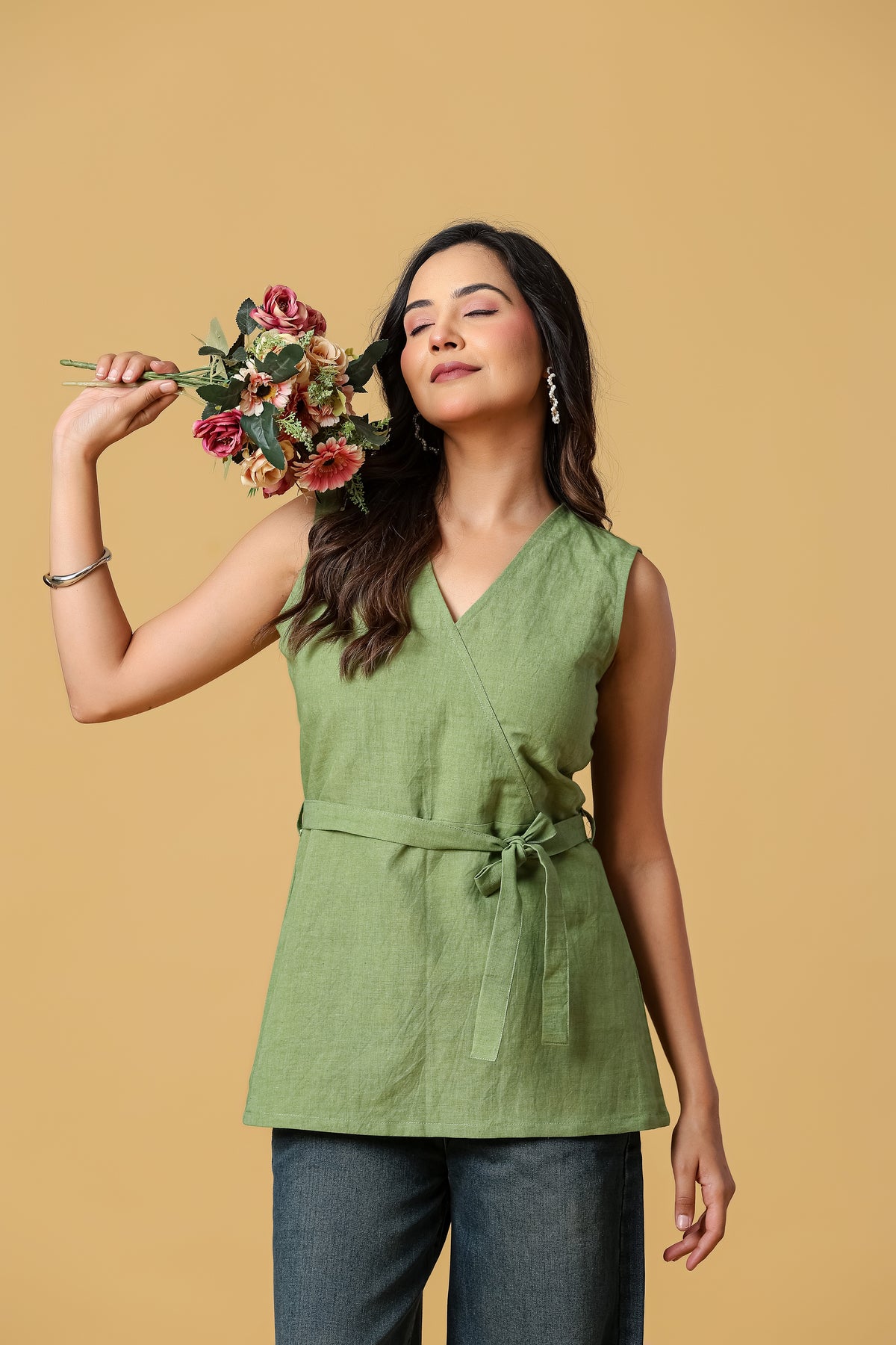 The Naya Wrap Top