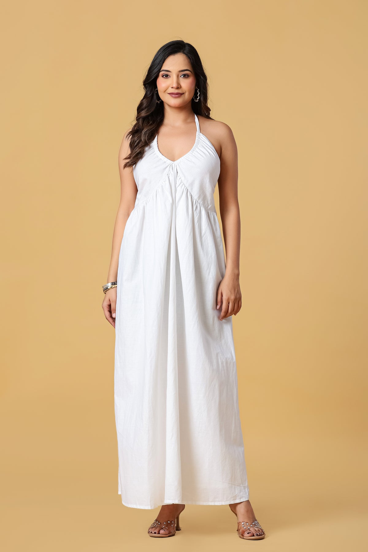 The Amara Halter Maxi Dress