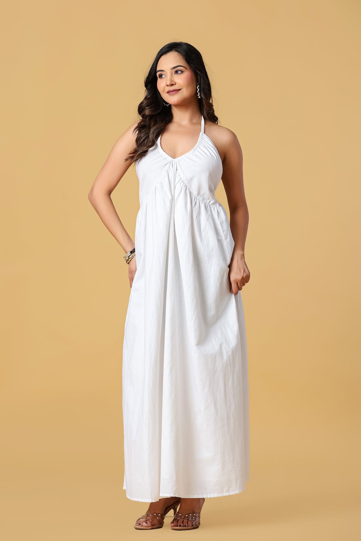 The Amara Halter Maxi Dress