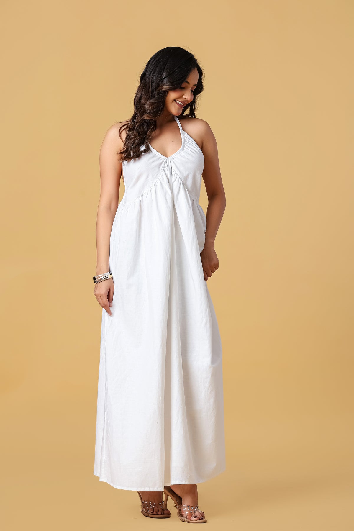The Amara Halter Maxi Dress