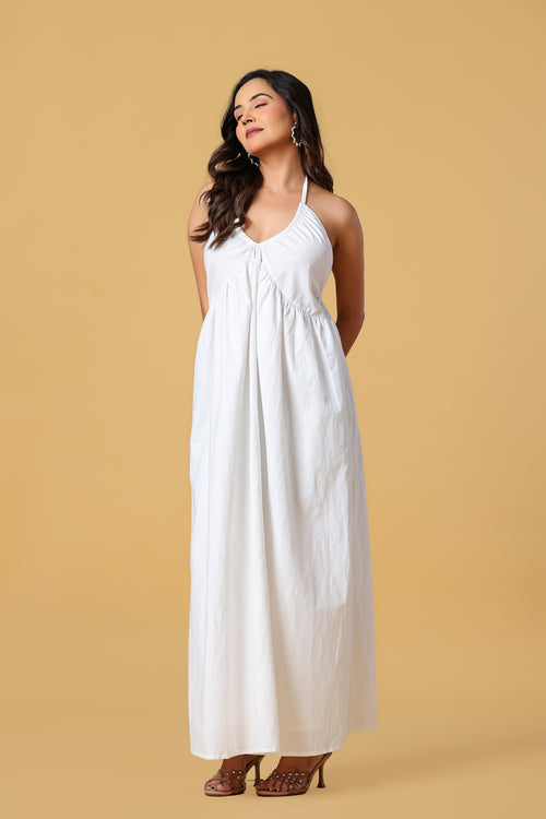 The Amara Halter Maxi Dress