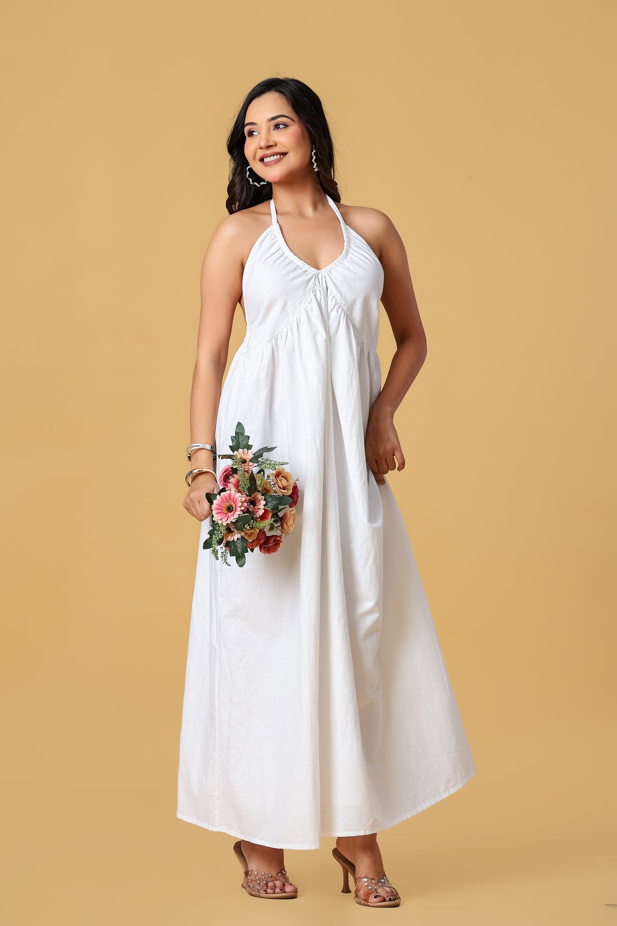 The Amara Halter Maxi Dress
