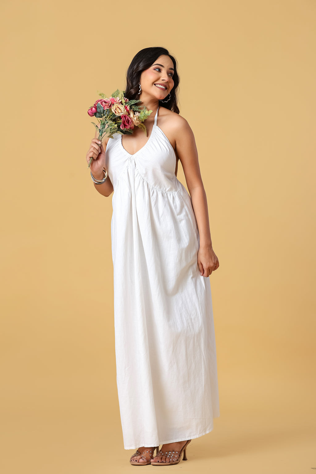 The Amara Halter Maxi Dress