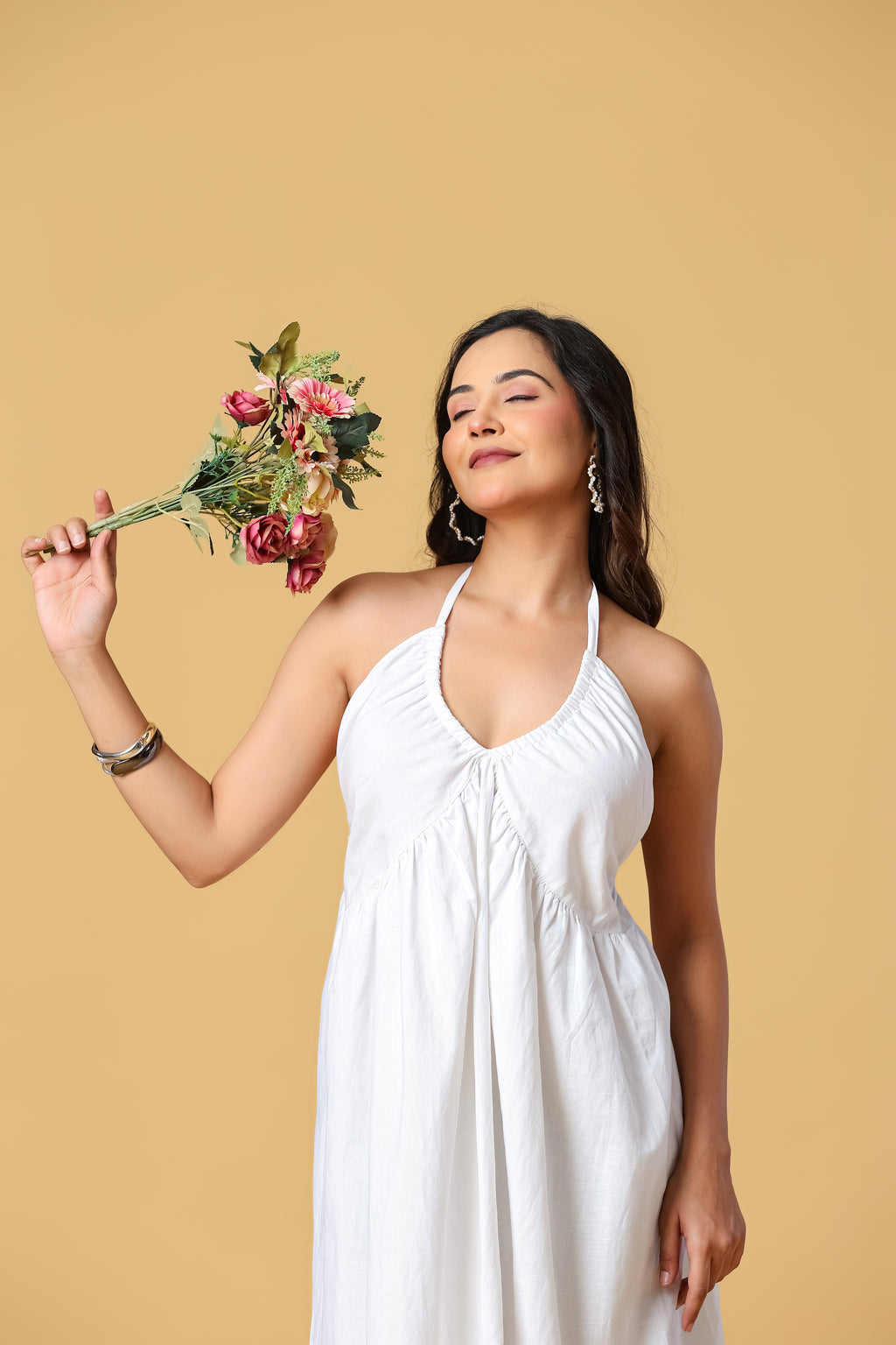 The Amara Halter Maxi Dress