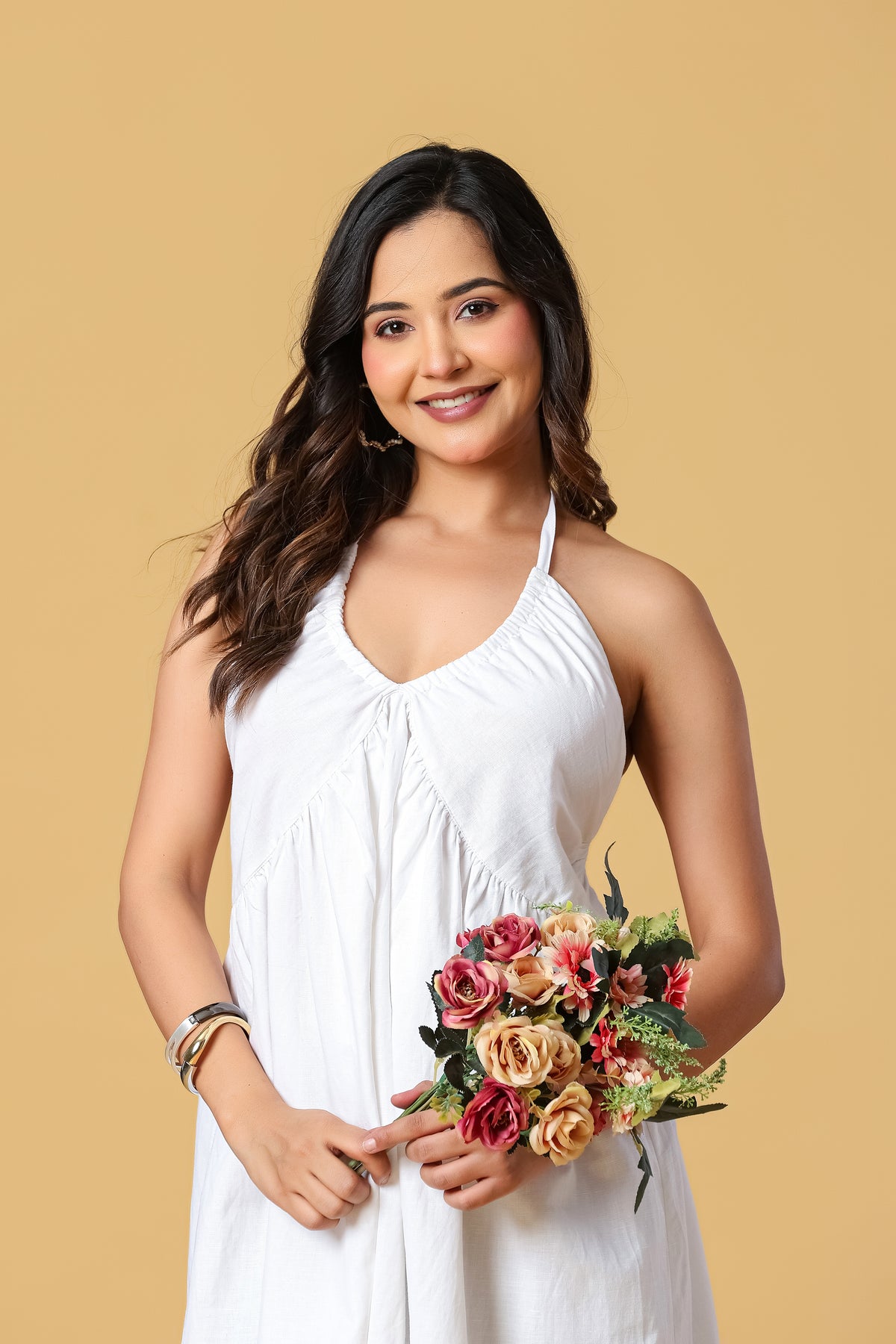 The Amara Halter Maxi Dress