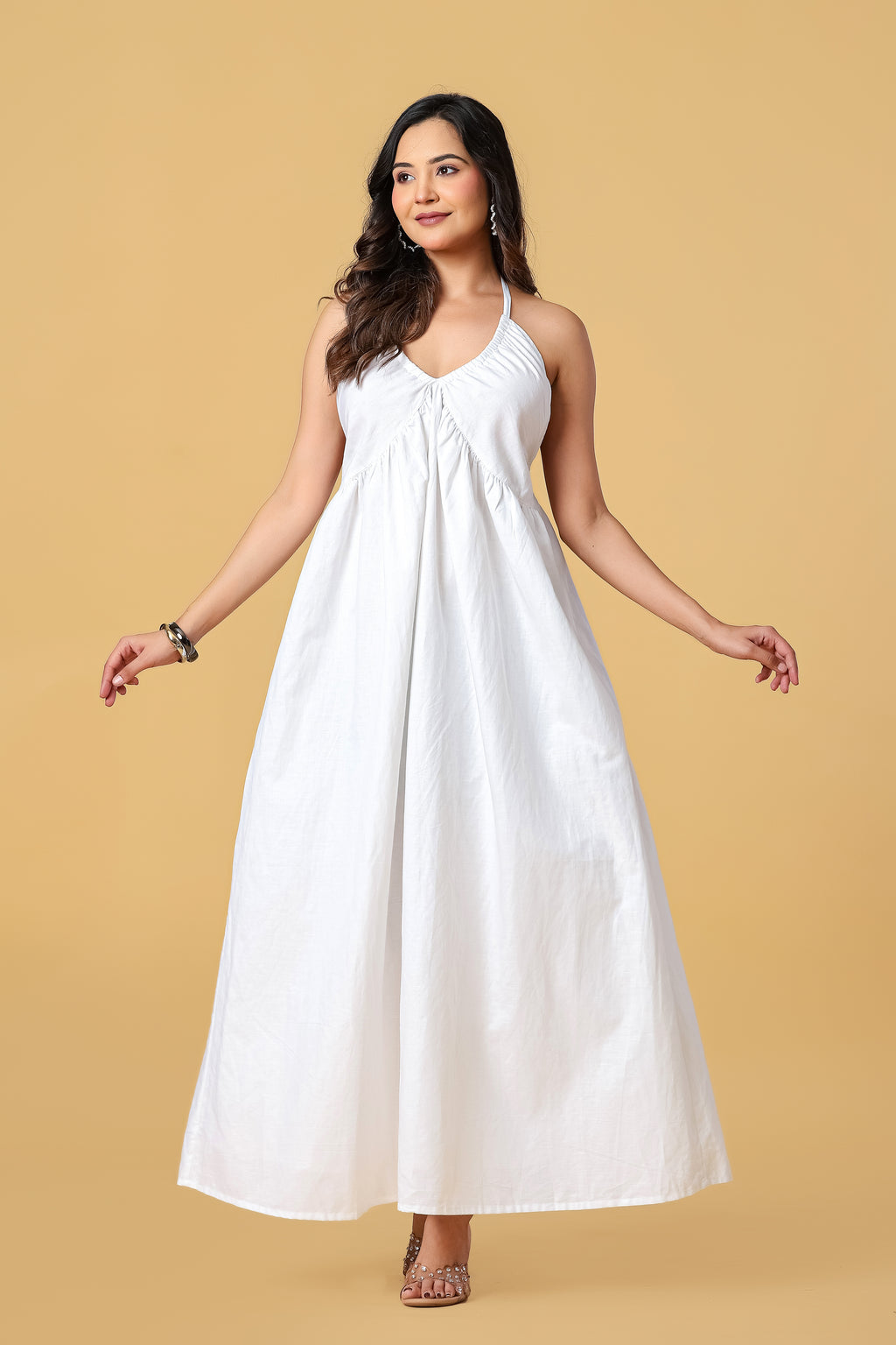 The Amara Halter Maxi Dress