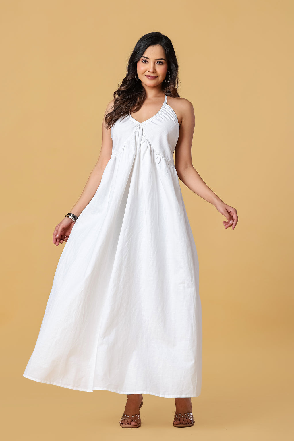 The Amara Halter Maxi Dress