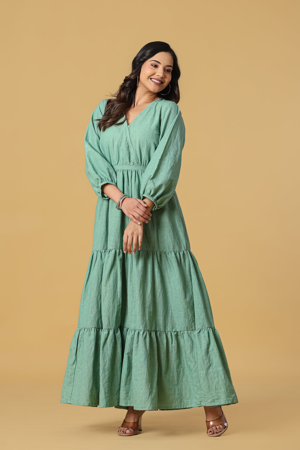 The Aria Tiered Maxi Dress