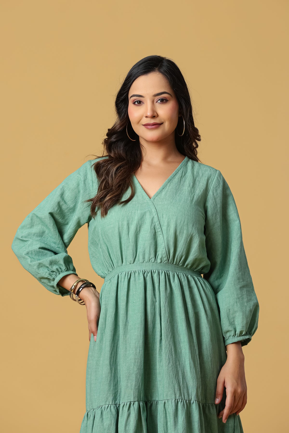 The Aria Tiered Maxi Dress